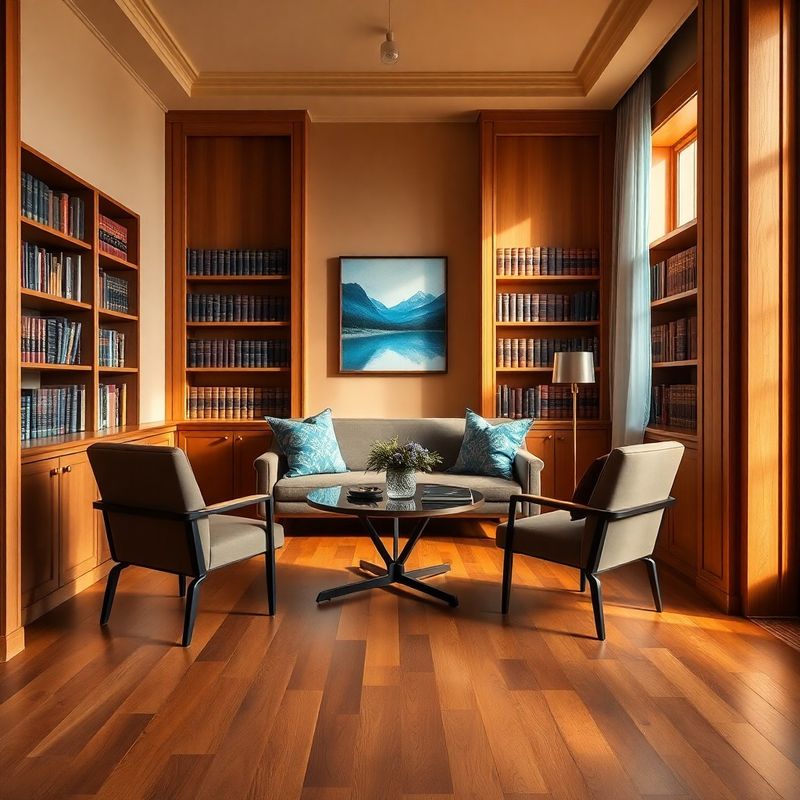 Interiorul unui birou discret de consultanță financiară în Cluj-Napoca